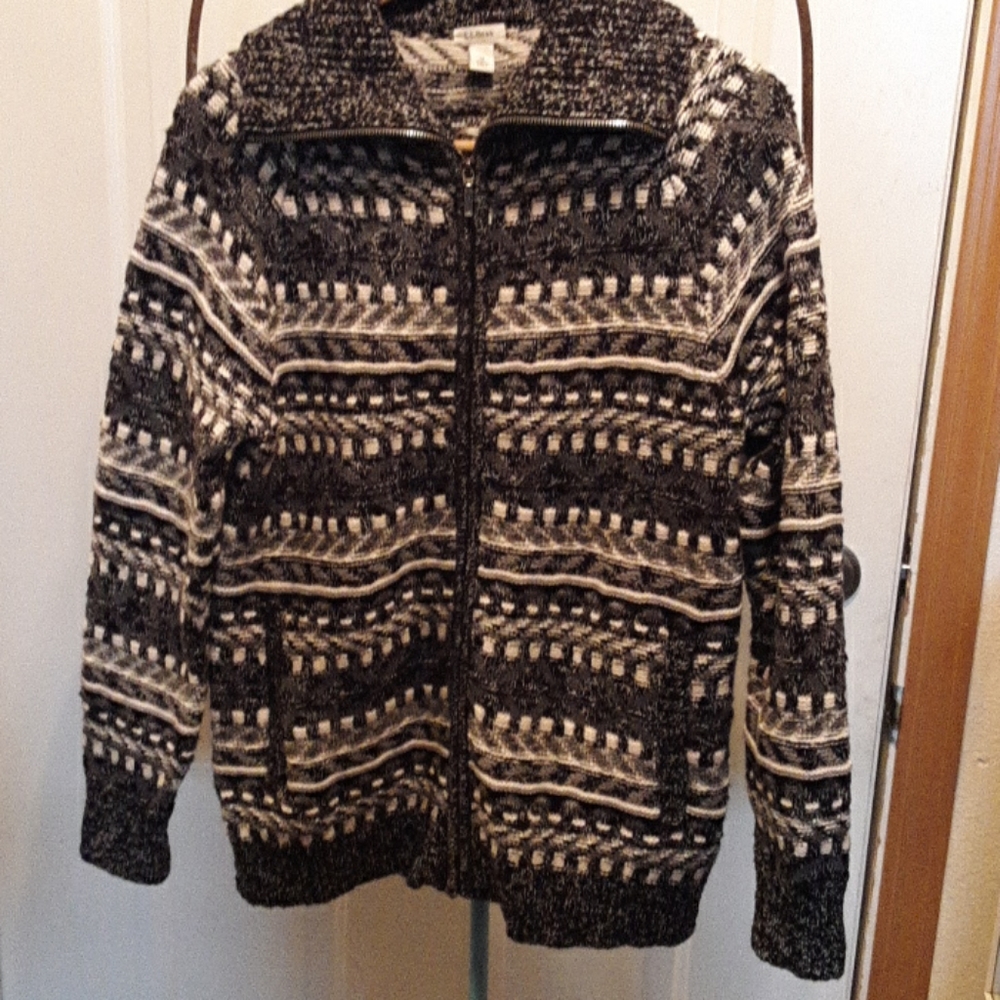 L.L. Bean Zip Up womens sweater